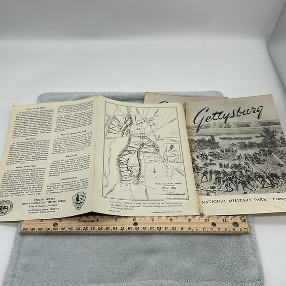 Gettysburg Battlefield Tours Tri-Fold Brochure Pennsylvania National Military Pk - Picture 8 of 9